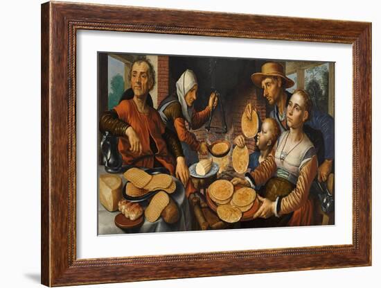 The Pancake Bakery, 1560-Pieter Aertsen-Framed Giclee Print