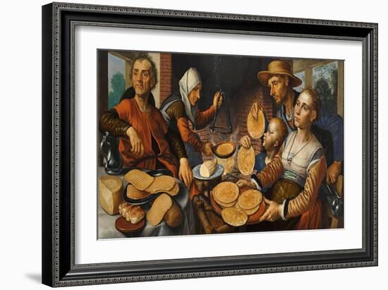 The Pancake Bakery, 1560-Pieter Aertsen-Framed Giclee Print