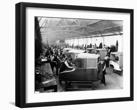 The Panelling Department at the Morris Factory, 1925-null-Framed Photographic Print