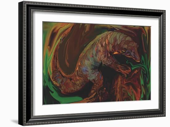 The Pangolin-Rabi Khan-Framed Art Print