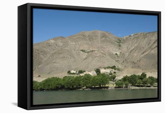 The Panjshir River, Afghanistan, Asia-Alex Treadway-Framed Premier Image Canvas