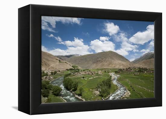 The Panjshir Valley, Afghanistan, Asia-Alex Treadway-Framed Premier Image Canvas