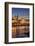 The Panorama of Dresden in Saxony with the River Elbe in the Foreground.-David Bank-Framed Photographic Print