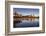 The Panorama of Dresden in Saxony with the River Elbe in the Foreground.-David Bank-Framed Photographic Print