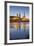 The Panorama of Dresden in Saxony with the River Elbe in the Foreground.-David Bank-Framed Photographic Print