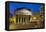 The Pantheon and Piazza Della Rotonda at Night, Rome, Lazio, Italy-Stuart Black-Framed Premier Image Canvas