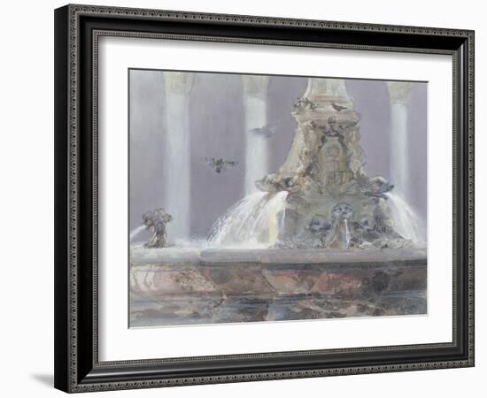 The Pantheon Fountain, Rome, 1983-Glyn Morgan-Framed Giclee Print