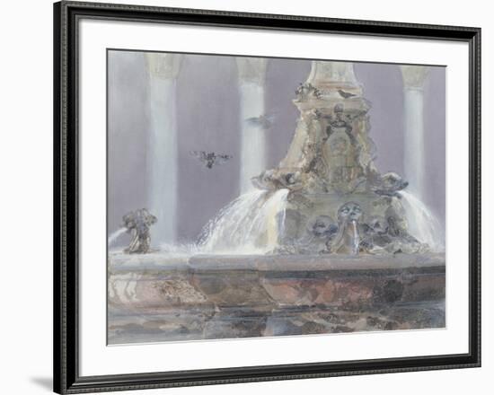 The Pantheon Fountain, Rome, 1983-Glyn Morgan-Framed Giclee Print