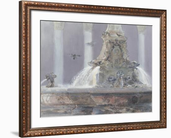 The Pantheon Fountain, Rome, 1983-Glyn Morgan-Framed Giclee Print