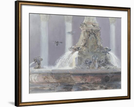 The Pantheon Fountain, Rome, 1983-Glyn Morgan-Framed Giclee Print