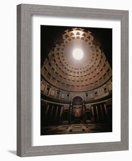 The Pantheon in Rome, Erected in 17 BCE by the Roman General Marcus Agrippa (64BCE-12 CE)-null-Framed Giclee Print
