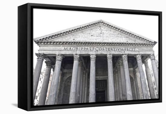 The Pantheon in Rome-lachris77-Framed Premier Image Canvas
