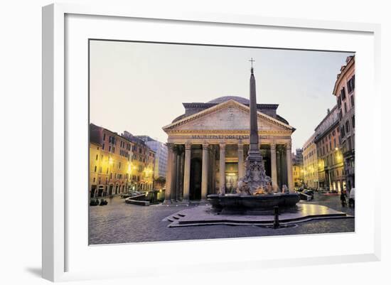 The Pantheon in Rome-Roman architecture-Framed Photographic Print