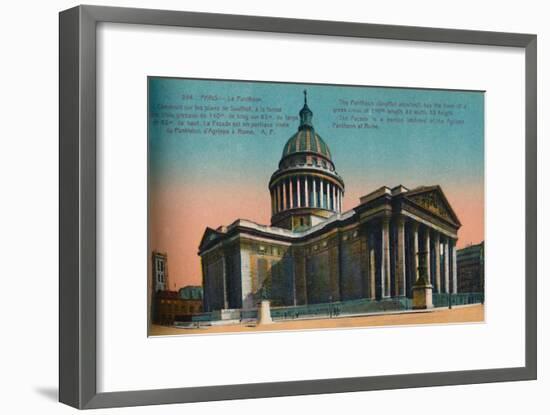 The Panthéon, Paris, c1920-Unknown-Framed Giclee Print