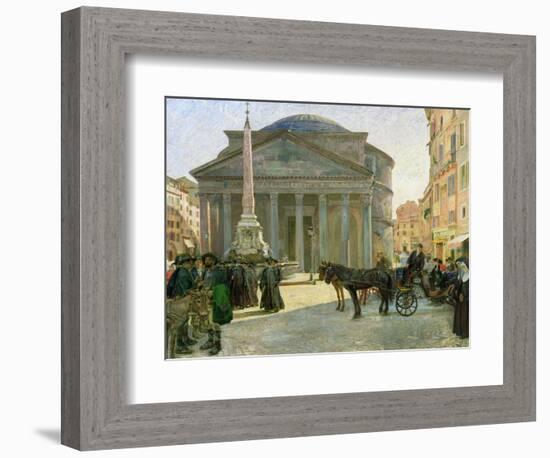 The Pantheon, Rome, 1904-Hjalmer Eilif Emanuel Peterssen-Framed Giclee Print