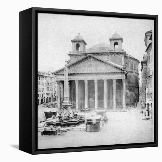 The Pantheon, Rome, Italy, Late 19th Century-null-Framed Premier Image Canvas