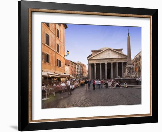 The Pantheon, Rome, Lazio, Italy, Europe-Angelo Cavalli-Framed Photographic Print