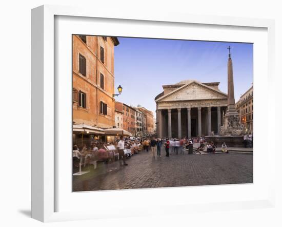 The Pantheon, Rome, Lazio, Italy, Europe-Angelo Cavalli-Framed Photographic Print