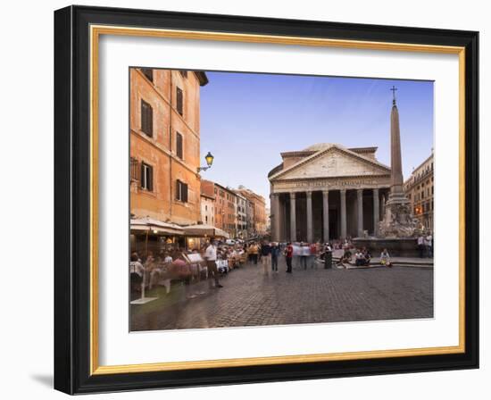 The Pantheon, Rome, Lazio, Italy, Europe-Angelo Cavalli-Framed Photographic Print