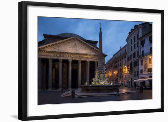 The Pantheon, Rome, Lazio, Italy, Europe-Ben Pipe-Framed Photographic Print