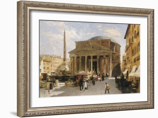 The Pantheon, Rome-Veronika Mario Herwegen-manini-Framed Giclee Print