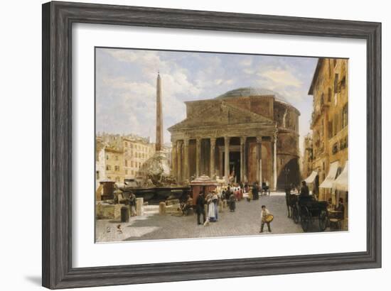 The Pantheon, Rome-Veronika Mario Herwegen-manini-Framed Giclee Print