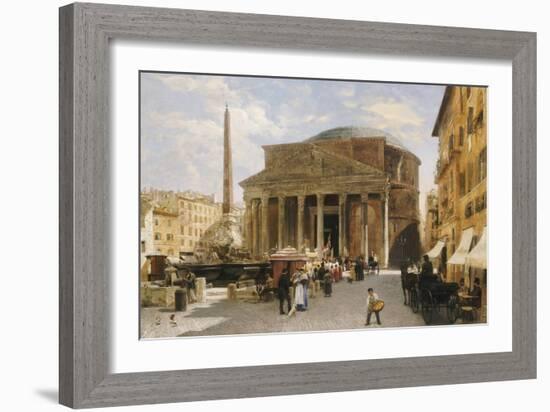 The Pantheon, Rome-Veronika Mario Herwegen-manini-Framed Giclee Print