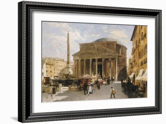 The Pantheon, Rome-Veronika Mario Herwegen-manini-Framed Giclee Print