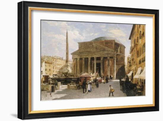 The Pantheon, Rome-Veronika Mario Herwegen-manini-Framed Giclee Print