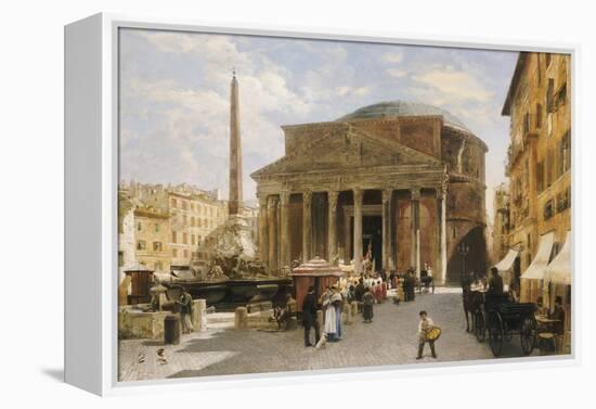 The Pantheon, Rome-Veronika Mario Herwegen-manini-Framed Premier Image Canvas