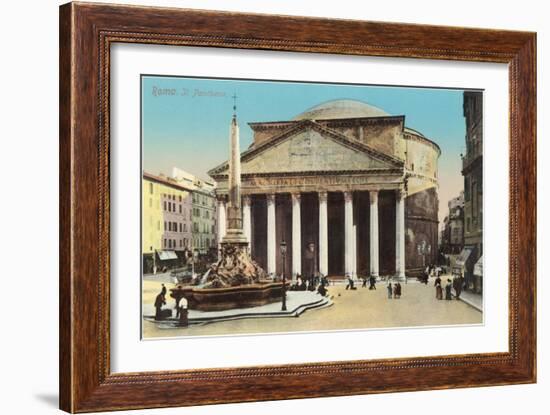 The Pantheon, Rome-null-Framed Art Print
