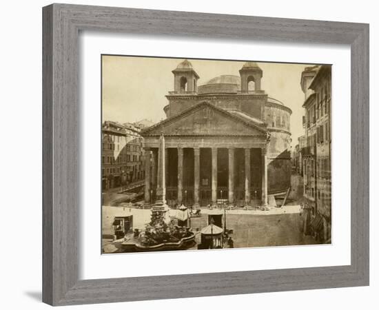 The Pantheon-Giacomo Brogi-Framed Photographic Print