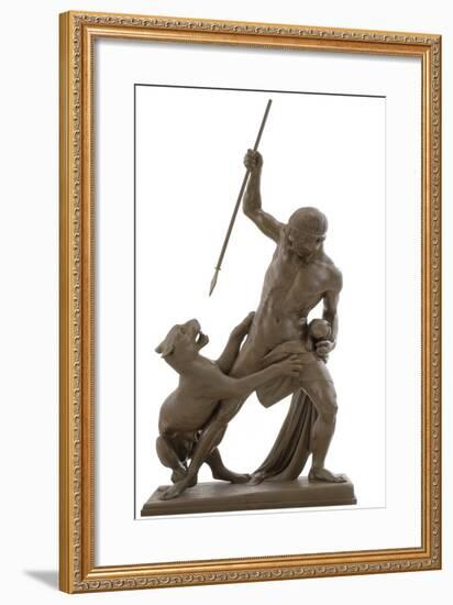 The Panther Hunter, 1846-Jens Adolf Jerichau-Framed Giclee Print