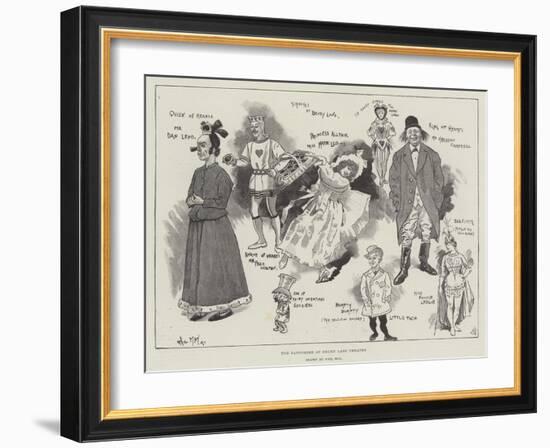 The Pantomime at Drury Lane Theatre-Phil May-Framed Giclee Print