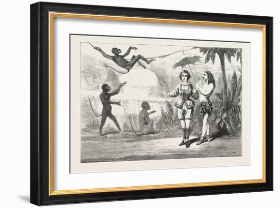 The Pantomimes, Jack in Wonderland at the Crystal Palace, London, 1876, UK, Theatre-null-Framed Giclee Print