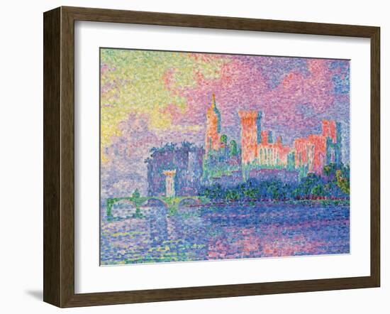 The Papal Palace at Avignon-Paul Signac-Framed Giclee Print