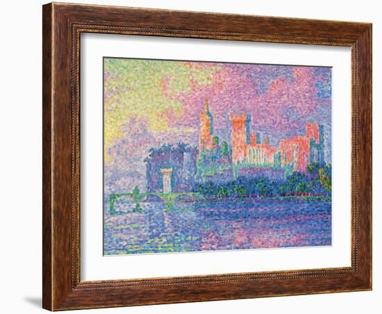 The Papal Palace at Avignon-Paul Signac-Framed Giclee Print