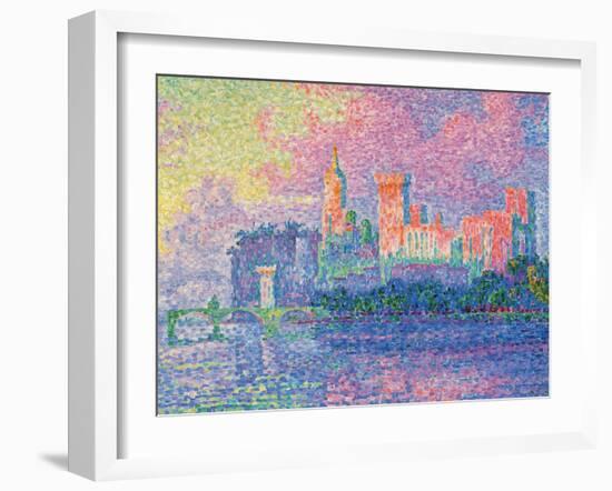 The Papal Palace at Avignon-Paul Signac-Framed Giclee Print