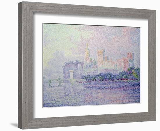 The Papal Palace in Avignon, 1900-Paul Signac-Framed Giclee Print