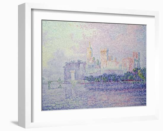 The Papal Palace in Avignon, 1900-Paul Signac-Framed Giclee Print