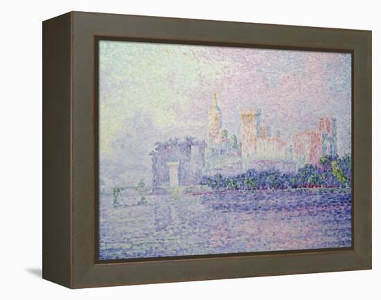 The Papal Palace in Avignon, 1900-Paul Signac-Framed Premier Image Canvas