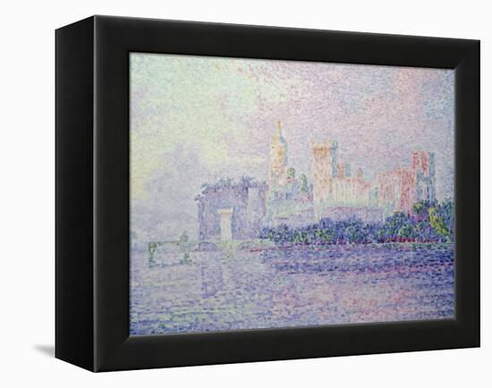 The Papal Palace in Avignon, 1900-Paul Signac-Framed Premier Image Canvas