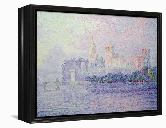 The Papal Palace in Avignon, 1900-Paul Signac-Framed Premier Image Canvas