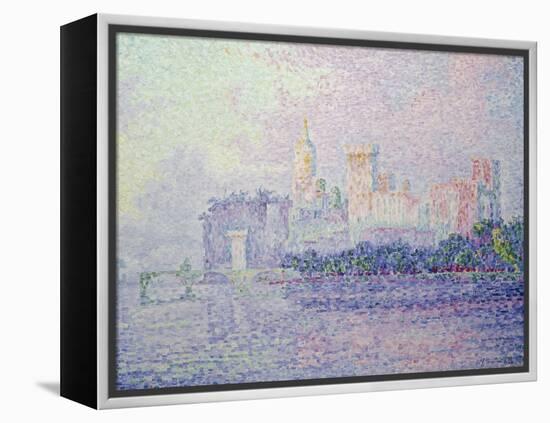 The Papal Palace in Avignon, 1900-Paul Signac-Framed Premier Image Canvas