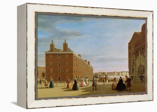 The Paper Buildings, Inner Temple, London, c.1725-null-Framed Premier Image Canvas