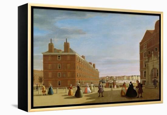 The Paper Buildings, Inner Temple, London, c.1725-null-Framed Premier Image Canvas
