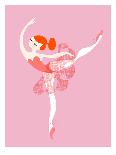 Ballerina Pointe-The Paper Nut-Mounted Art Print