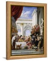 The Parable of Lazarus and the Rich Man, 1618-28-Domenico Fetti-Framed Premier Image Canvas