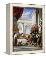 The Parable of Lazarus and the Rich Man, 1618-28-Domenico Fetti-Framed Premier Image Canvas