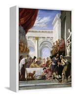The Parable of Lazarus and the Rich Man, 1618-28-Domenico Fetti-Framed Premier Image Canvas